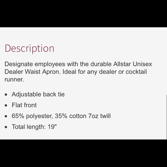 Work apron - Picture 2 of 2